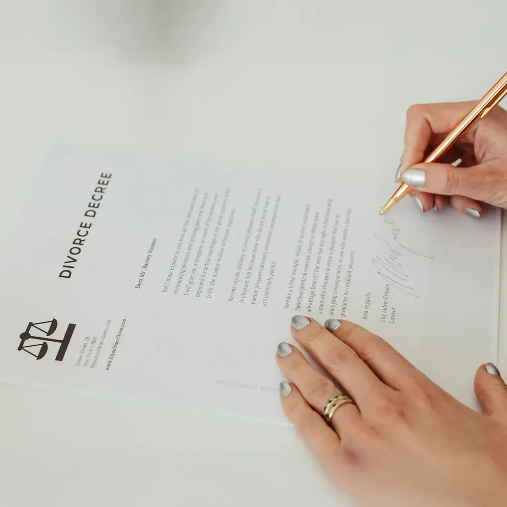 Divorce Paper Work