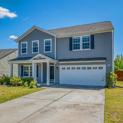 Gray Sided Two Story House Sq 400